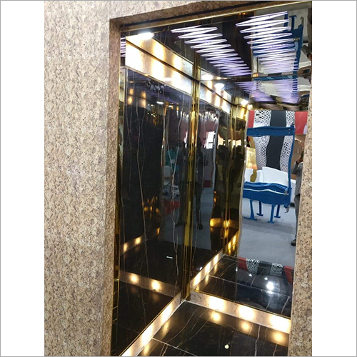 Stainless Steel Luxury Hotel Elevator
