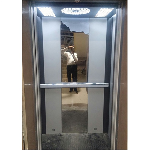  स्टेनलेस स्टील सिंगल डोर पैसेंजर लिफ्ट