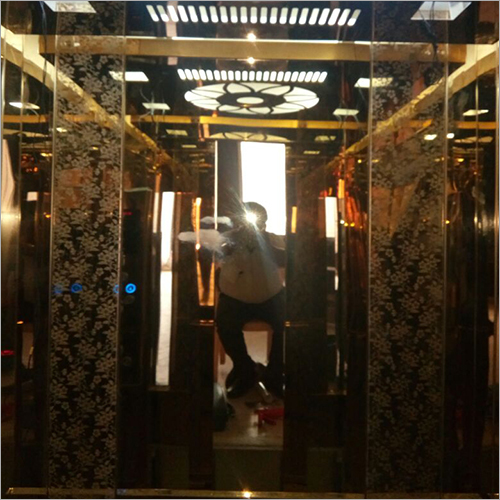 स्टेनलेस स्टील शॉपिंग मॉल लिफ्ट