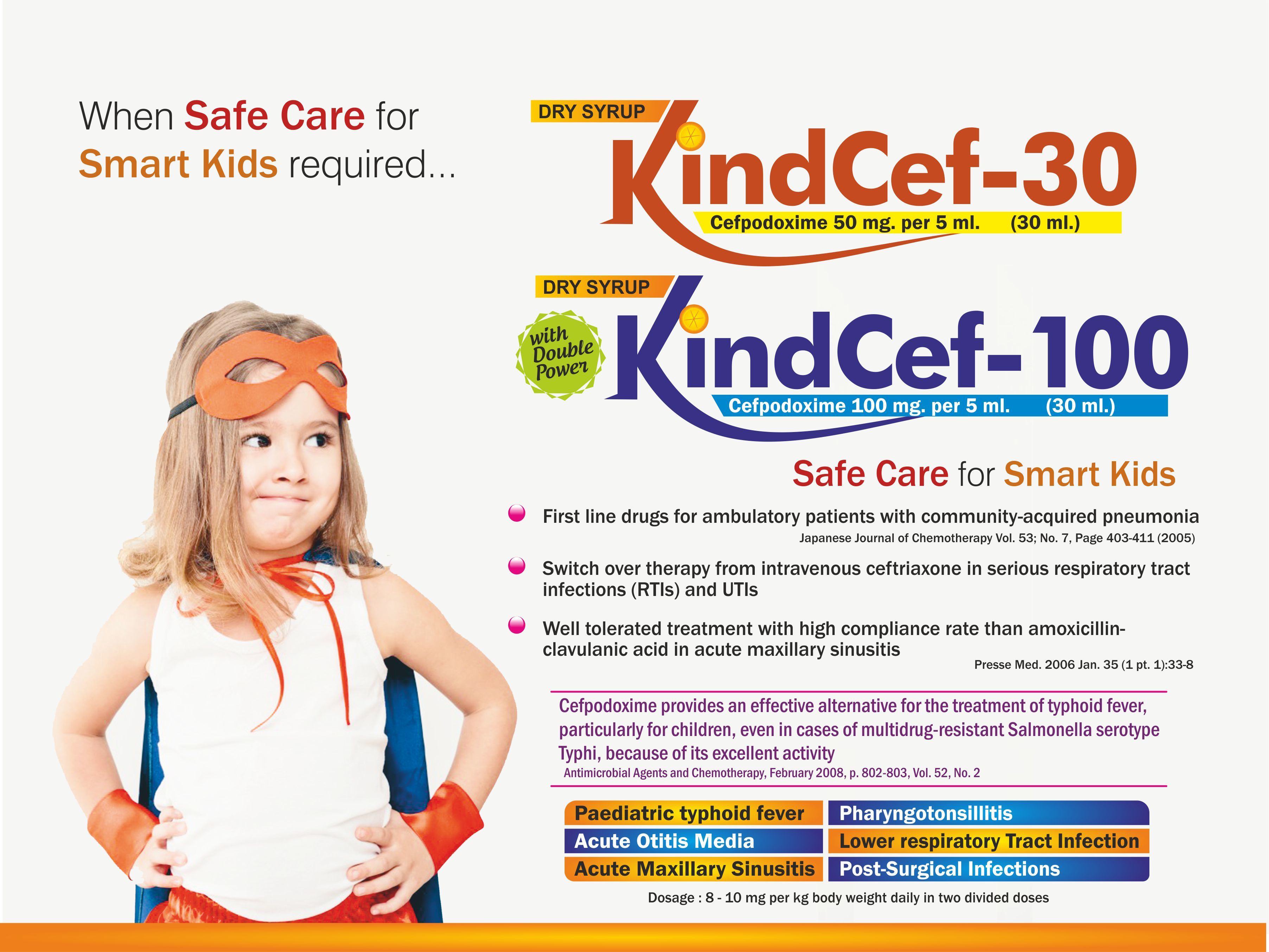 Cefpodoxime 50 Mg & 100 Mg Per 5 Ml Drug Solutions