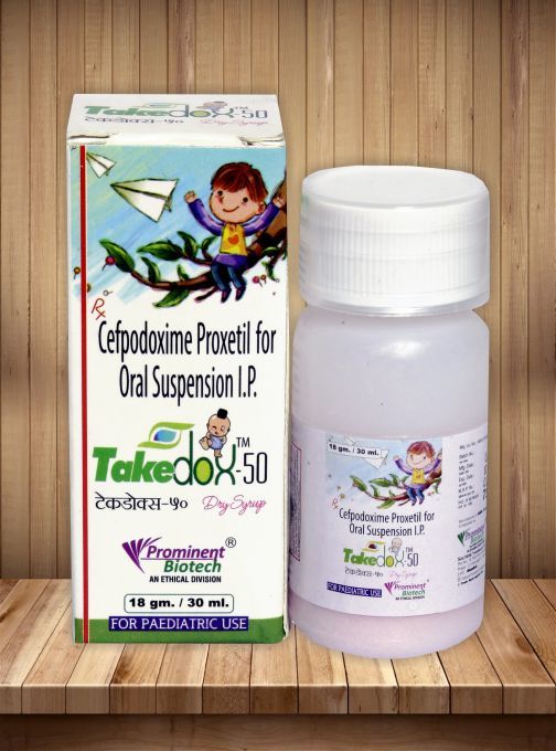 Cefpodoxime 50 Mg & 100 Mg Per 5 Ml Drug Solutions