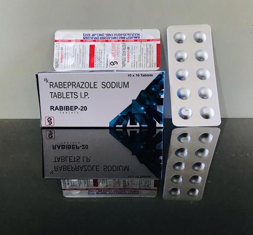 Rabeprazole Sodium Tablets - Allopathic Medicine Type, 10x10 Alu Alu Packaging, Blue Color | Treatment for GERD, Peptic Ulcers, Zollinger-Ellison Syndrome
