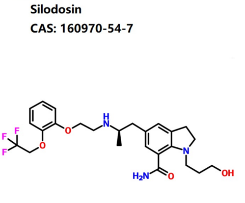 Silodosin - Cas 160970-54-7, 99% Purity White Crystalline Powder For Pharmaceutical Intermediates