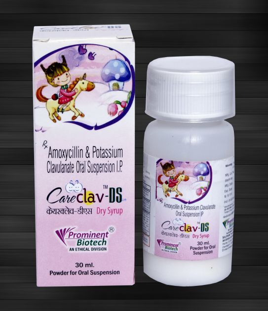 Amoxycillin 400 Mg & Clavulanic Acid 57.5 Mg Per 5 Ml Drug Solutions