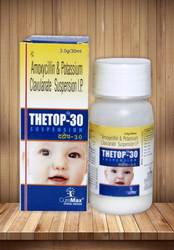 Amoxycillin 400 Mg & Clavulanic Acid 57.5 Mg Per 5 Ml Drug Solutions