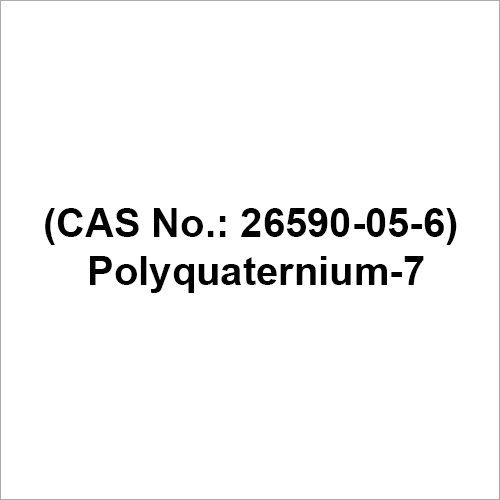 Polyquaternium 7 Chemical Application: Industrial