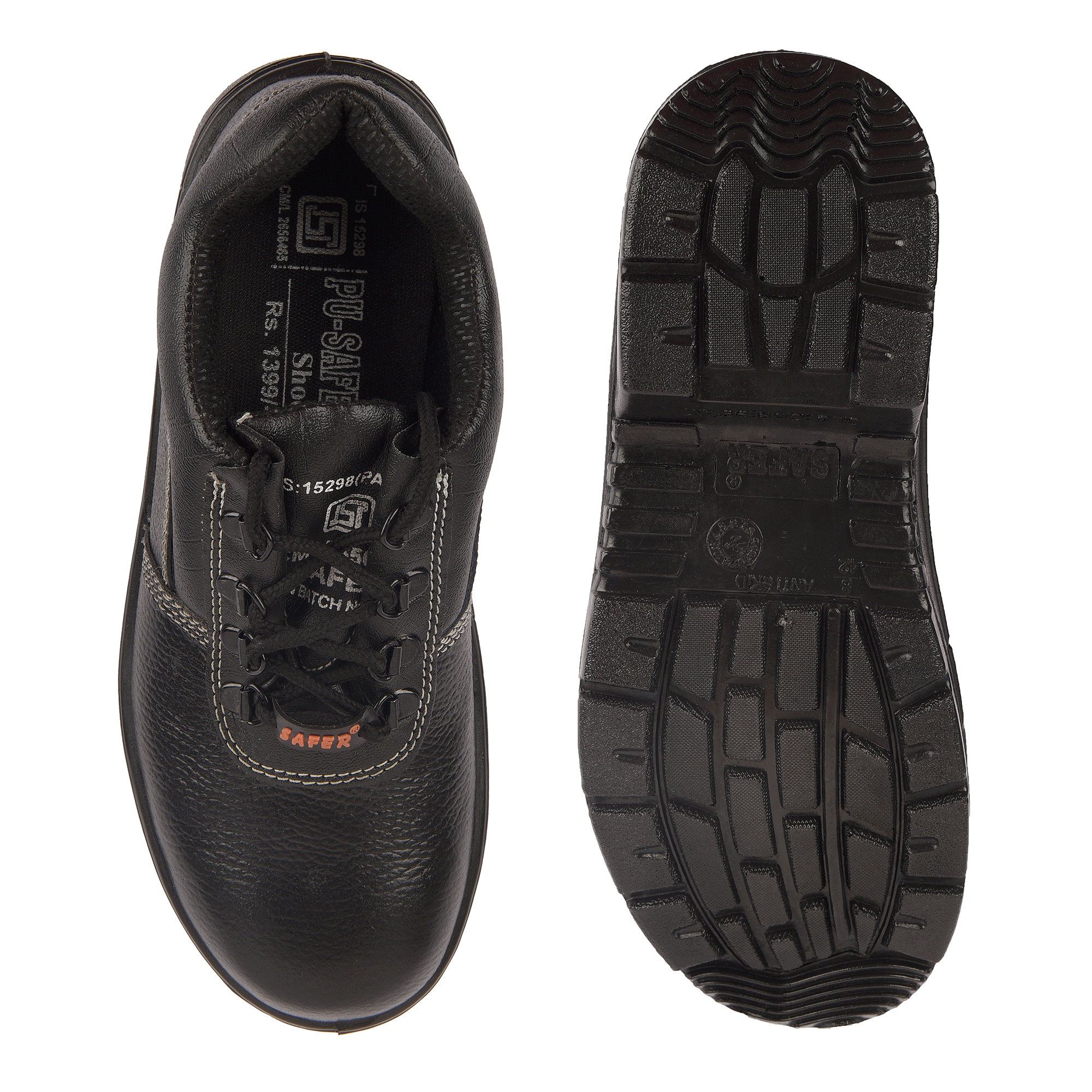 Black Safer Safety Shoes