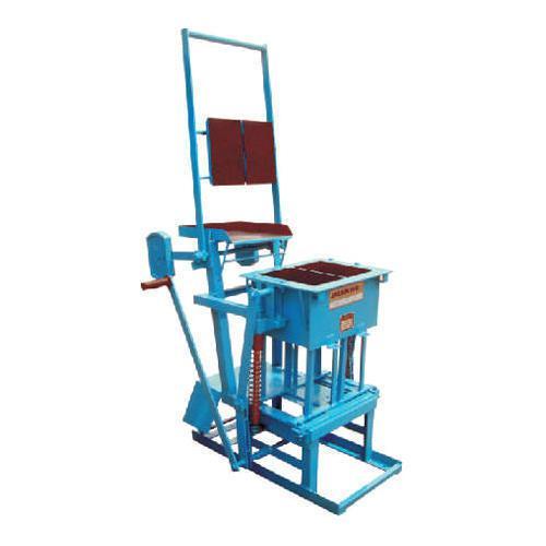 Yellow Manual Block Making Machine