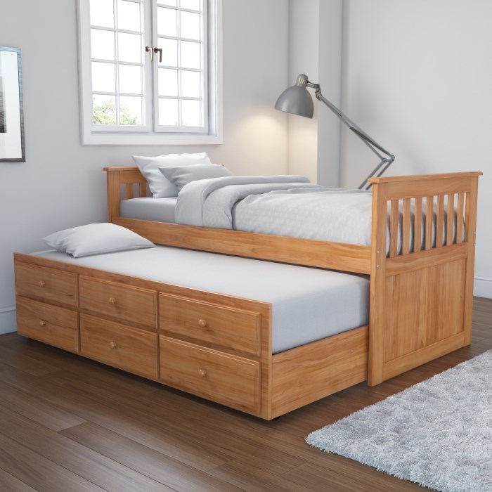 Neptune Wooden Single Bed