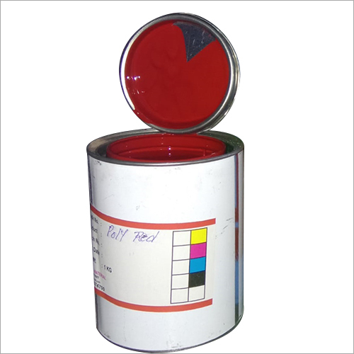 1 KG पॉली रेड प्रिंटिंग इंक