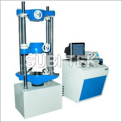 Universal Testing Machine - Metal, 220-380V Electric Power Supply | Industrial Use, White Finish, Precision Engineering