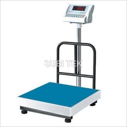 Platform Weighing Scale - Color: White Blue Black