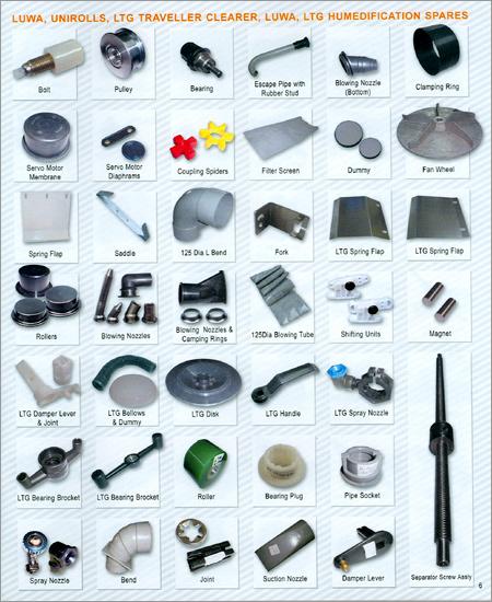 Luwa, Unirolls, LTG-Spares का विवरण