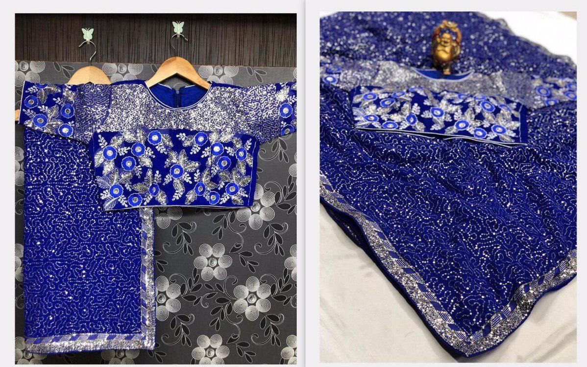 Multy Georgette Saree