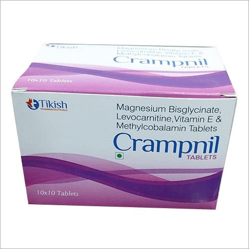 Magnesium Bisglycinate Levocarnitine Vitamin E And Methylcobalamin Tablets General Medicines