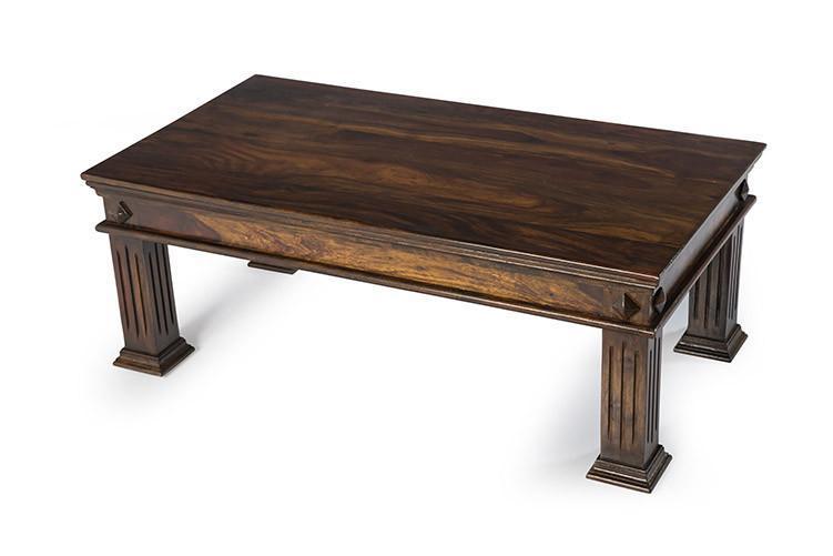 Solid Wood Center Cofffee Table Roadster No Assembly Required