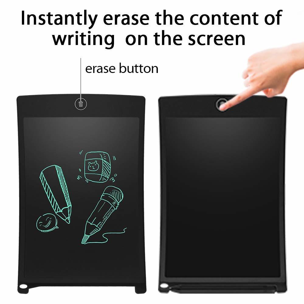 Portable Electronic Reusable Erasable Lcd Writing Tablet - Abs Material, 8.5 Inch, Multicolour | Eye Protection, Portable Design, Perfect For Kids And Professionals, Includes Stylus