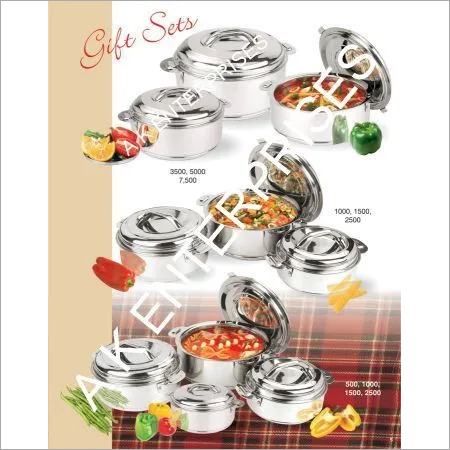स्टेनलेस स्टील गर्म बर्तन उपहार पुलाव सेट करता है