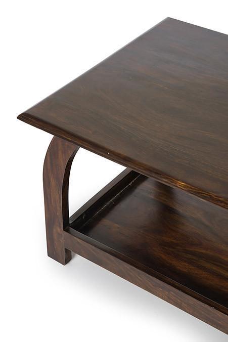 Solid Wood Center Coffee Table Windflower No Assembly Required