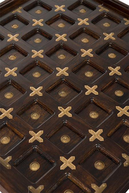 Solid Wood Center Coffee Table - 95x95x36 Cm, Crafted Modern Design With Excellent Finish | Avi Art And Crafts, Indoor & Hotel Furniture