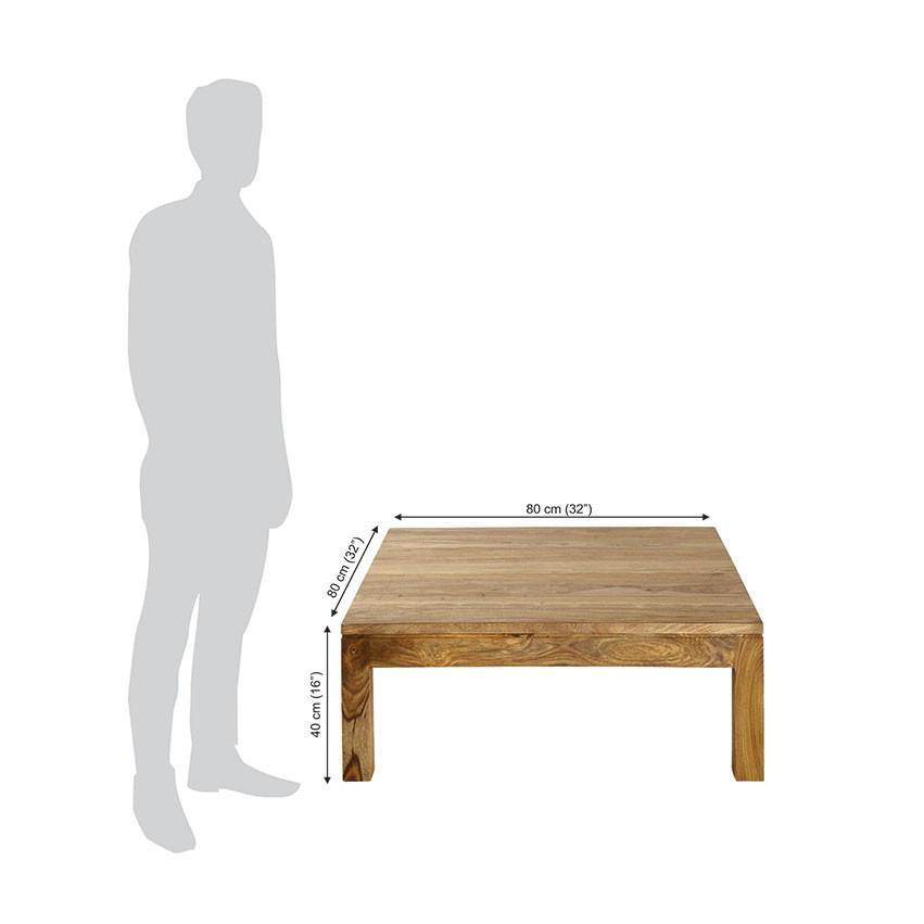 Avi Art And Crafts Solid Wood Center Coffee Table Spruce