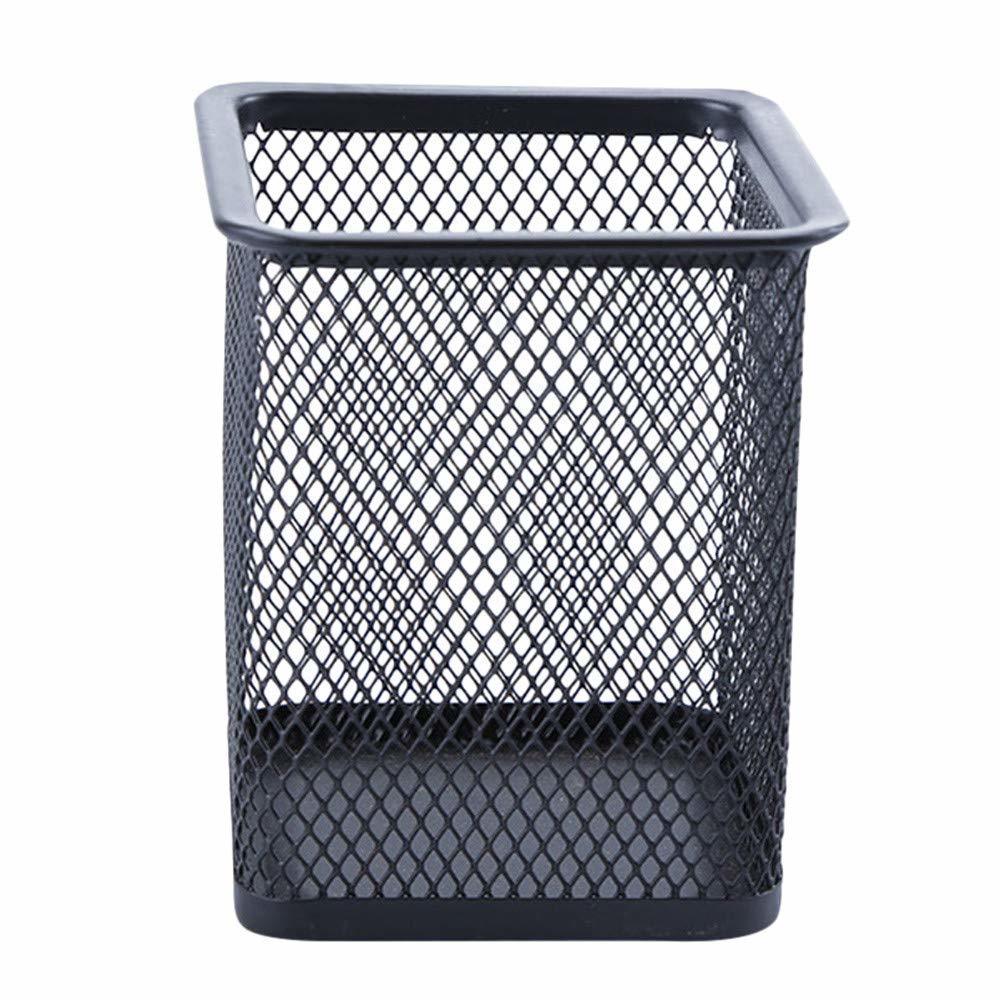 Classic Metal Square Mesh Pen Stand