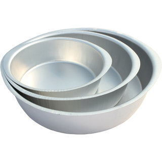 Silver Round Aluminium