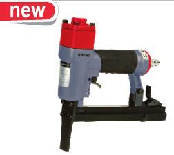 ग्रे और लाल वायवीय स्टेपलर