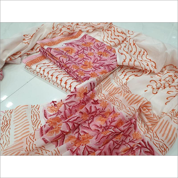 Block Print Suits - Cotton, Sizes S To Xxl | Breathable, Cool Dry, Quick Dry, All Season