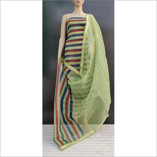 Kota Doria Block Print Suits - Kota Doriya Fabric, Standard Size, Available In Various Colors | Breathable, Quick Dry, Perfect For Spring, Summer, And Autumn