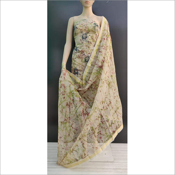 Kota Doria Block Print Suits - Kota Doriya Fabric, Standard Size, Available In Various Colors | Breathable, Quick Dry, Perfect For Spring, Summer, And Autumn