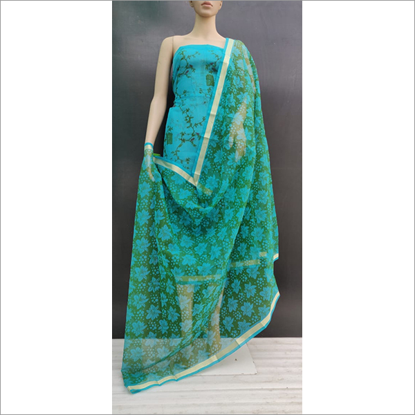Kota Doria Block Print Suits - Kota Doriya Fabric, Standard Size, Available In Various Colors | Breathable, Quick Dry, Perfect For Spring, Summer, And Autumn