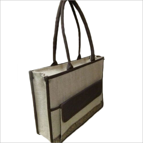 Jute Laptop Bag - Eco-Friendly Bio-Degradable Material, Customizable Size & Design, Available in Various Colors with Hand Length Handle
