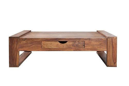 Avi Art And Crafts Solid Wood Center Coffee Table With Drawer Siphon