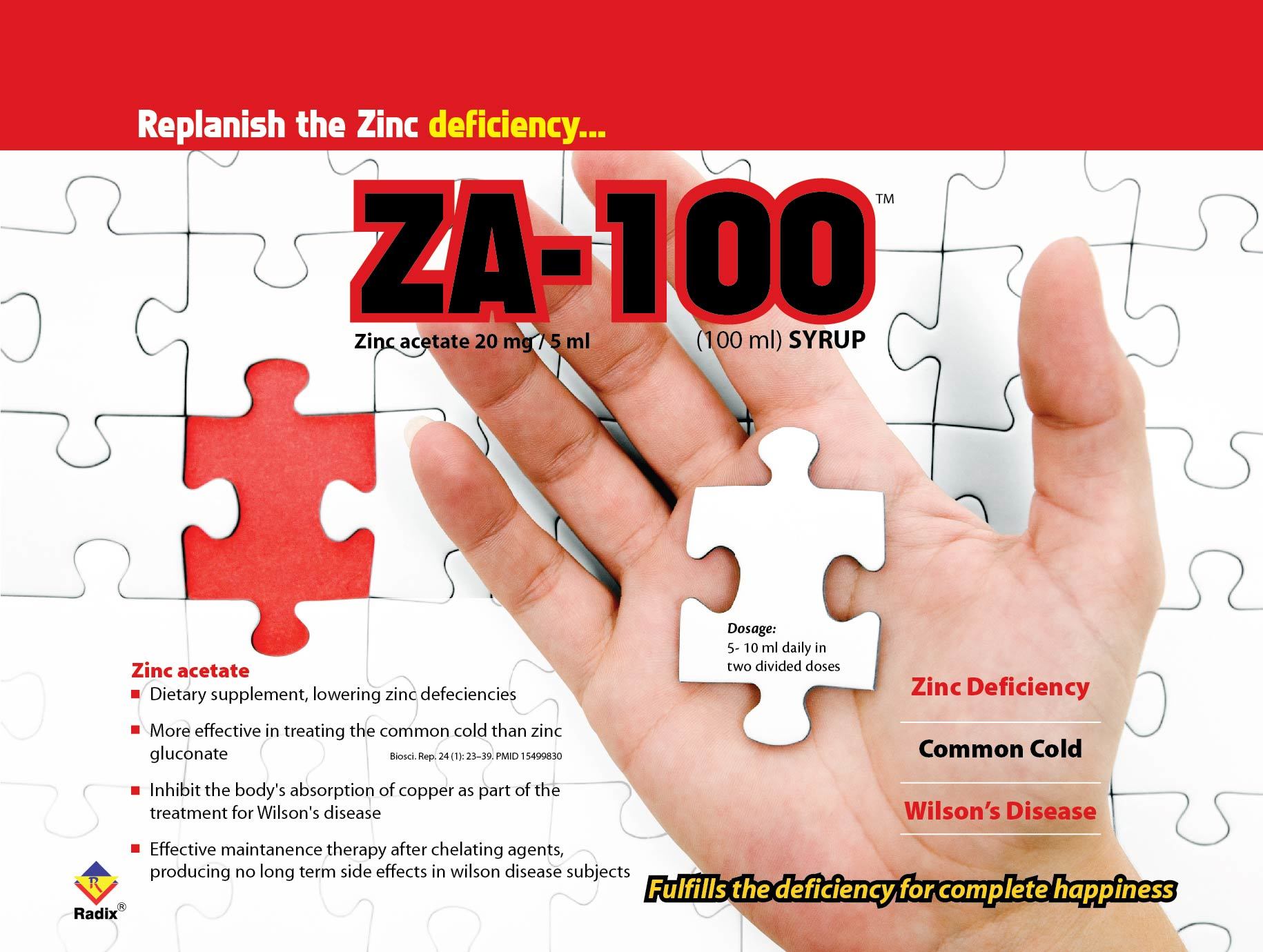 Zinc Acetate - 20 Mg Per 5 Ml Liquid | Anti-bacterial Solution For Diarrhea And Zinc Deficiency During Pregnancy Suitable For All Age Groups