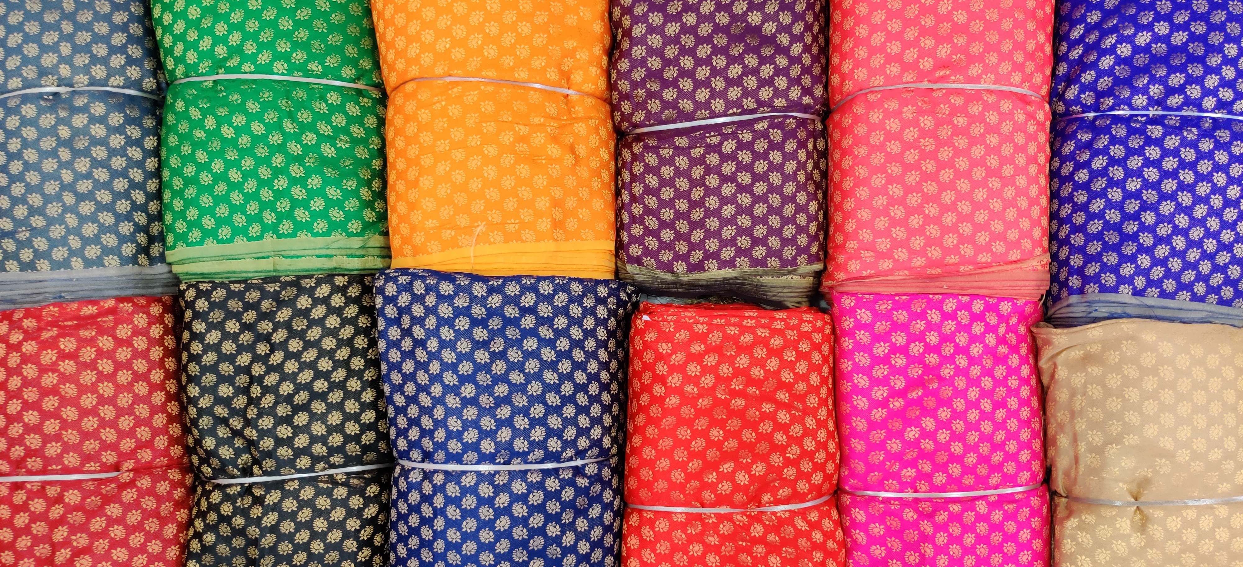 Silicon Jacquard - Light Weight, Stretchable, Tear-resistant Fabric | Quick Dry, Warm, Washable With Embroidered Pattern
