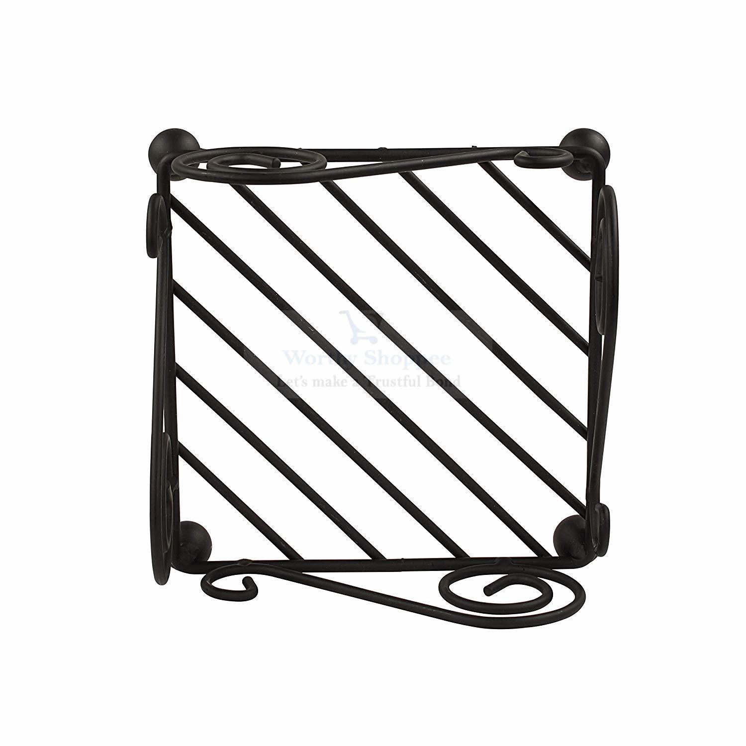 Modern Decorative Paper Napkin Holder For Kitchen Countertops, Dinner Tables, Picnic Tables - 7x7x2.5 Inches, Handmade Wooden Storage For Indoor & Outdoor Elegance