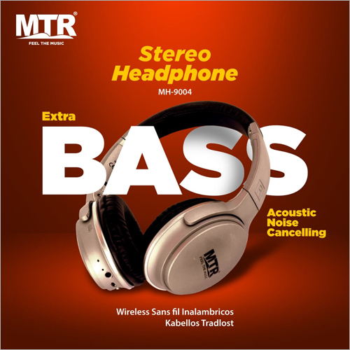 Extra Bass Stereo Headphone Body Material: Plastic