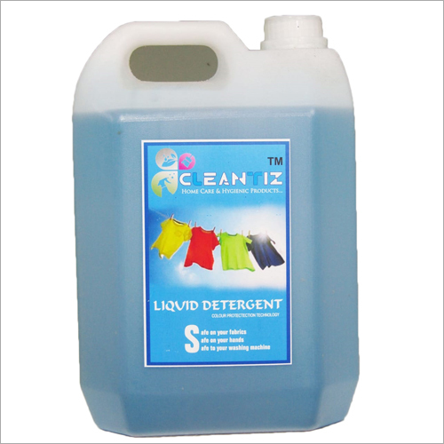 Liquid Detergent - 5 Ltr Eco-Friendly Formula, Fragrant Blue Non-Toxic Soap for Machine Wash