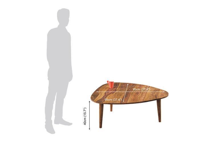 Wooden Center Coffee Table Easter No Assembly Required