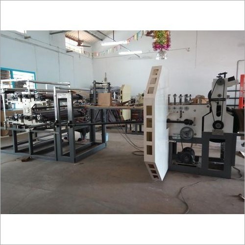 Paper Bag Making Machine - Stainless Steel & Mild Steel, Customized Dimensions, 220-380 Volt, PLC Controlled , Energy Efficient User-Friendly System