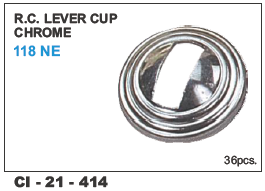 RC Lever Cup CHROME 118 NE - Chrome Finish, 4-Wheeler Compatibility | Includes Warranty for Enhanced Durability and Reliability
