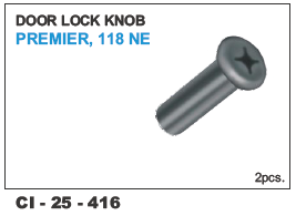 Door Lock KNOB PREMIER - Vehicle Type: 4 Wheeler, Warranty: Yes | Durable and Reliable Security Solution for Your Vehicle