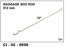 Baggage Box - 812 MM Dimensions | 4-Wheeler Compatible, Warranty Included