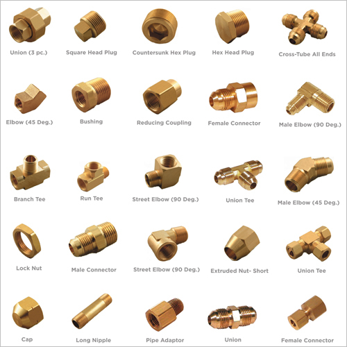 Compression Fittings - Brass, 1/4"-2" Size Range | Leak-Proof Seal, Easy Installation, Durable, Corrosion Resistant, High Pressure Up to 1000 PSI