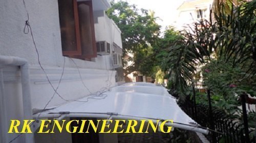 पॉली कार्बोनेट पार्किंग शेड