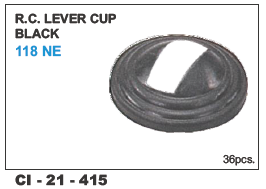 Rc Lever Cup Black 118 NE - Durable Plastic | For 4-Wheeler Vehicles, Warranty Included