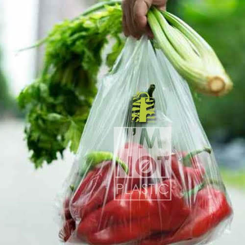 W Cut Biodegradable Bag - Cassava Starch, Sizes & Colors Customizable | Eco-friendly, Tear Resistant, Compostable & Recyclable, Soft Texture