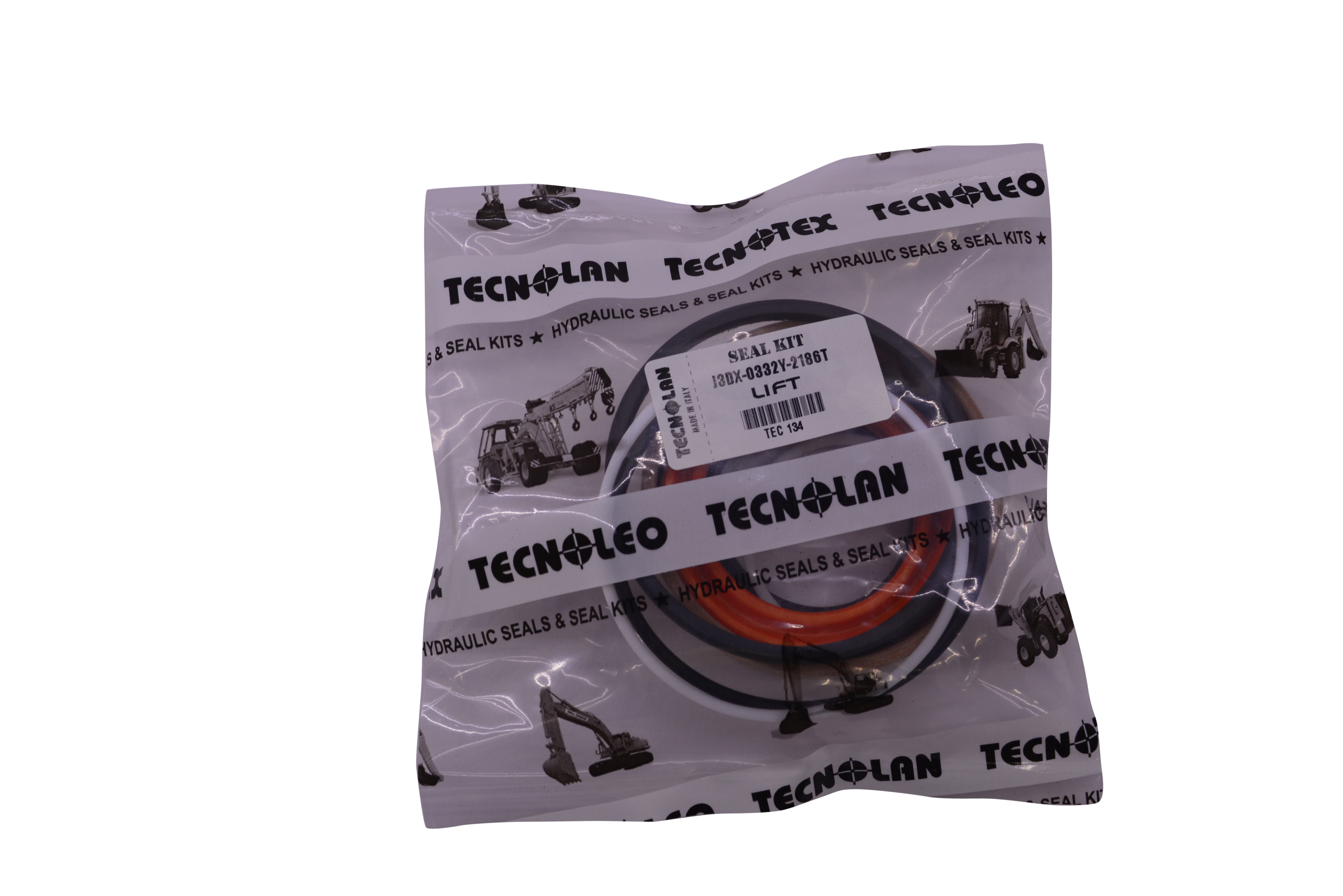 Jcb Seal Kit - Nbr + Fabric Material, Standard Size, Multicolor Design - Hydraulic Applications, Temperature Range 100-220â°c, Customizable Options