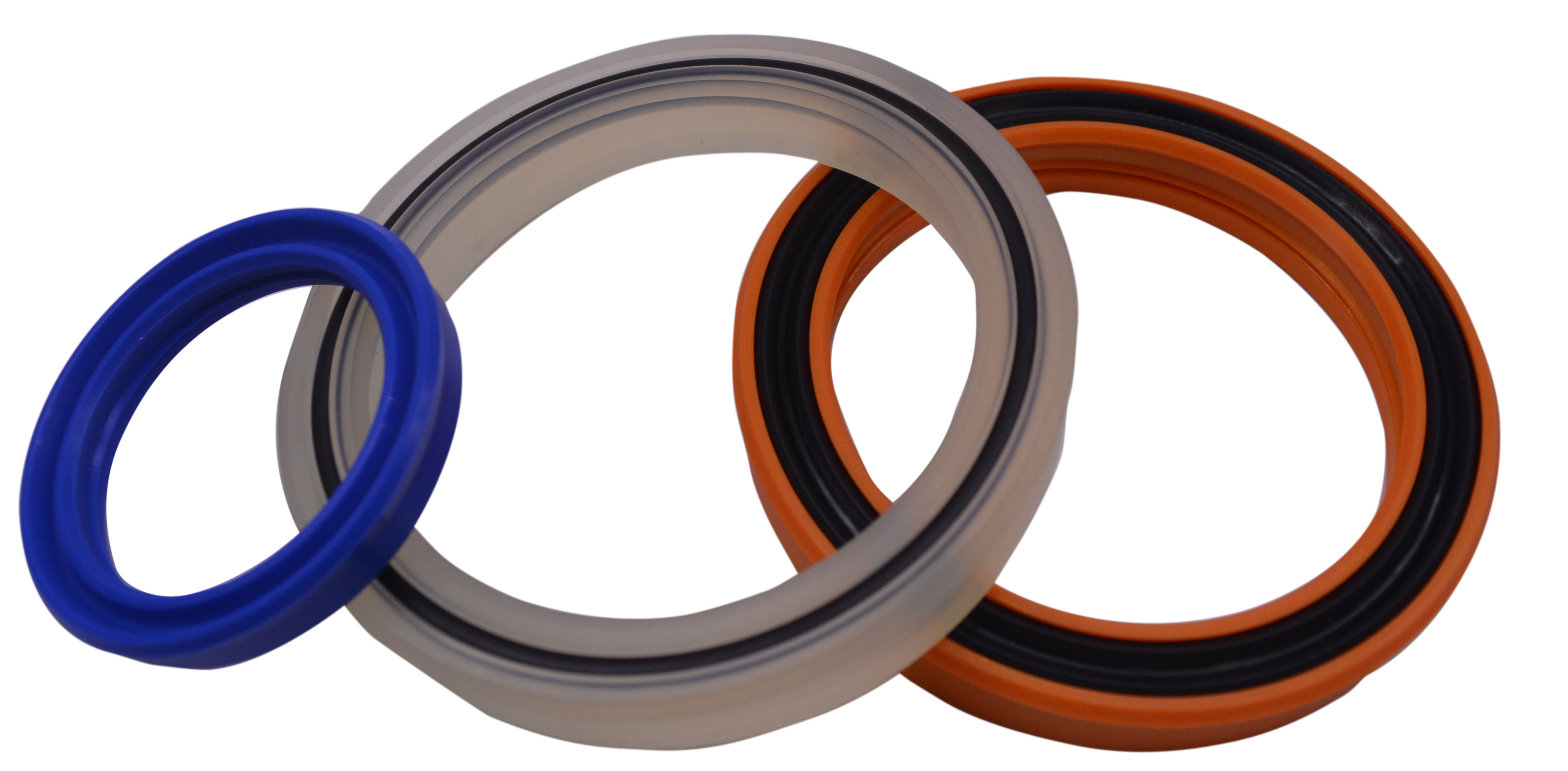 Jcb Seal Kit - Nbr + Fabric Material, Standard Size, Multicolor Design - Hydraulic Applications, Temperature Range 100-220â°c, Customizable Options